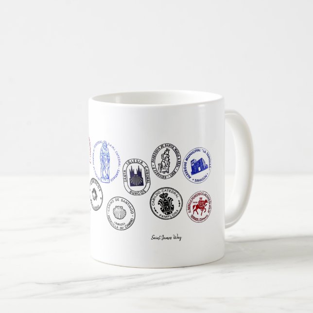 Klassisk mugg Saint James Way (Framsida höger)