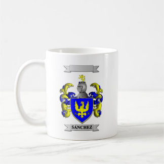 Klassisk mugg Sanchez efternamn och sköld