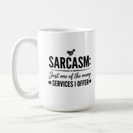 Klassisk Mugg Sarcasm Kaffedesign