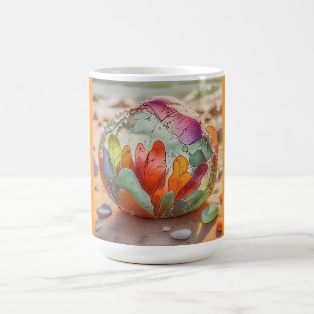 Klassisk mugg (Strandglas) (Center)