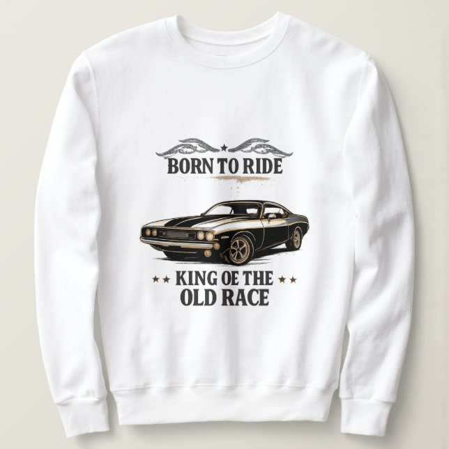 Klassisk Muscle Car-åkare Dam Tröja (Design framsida)