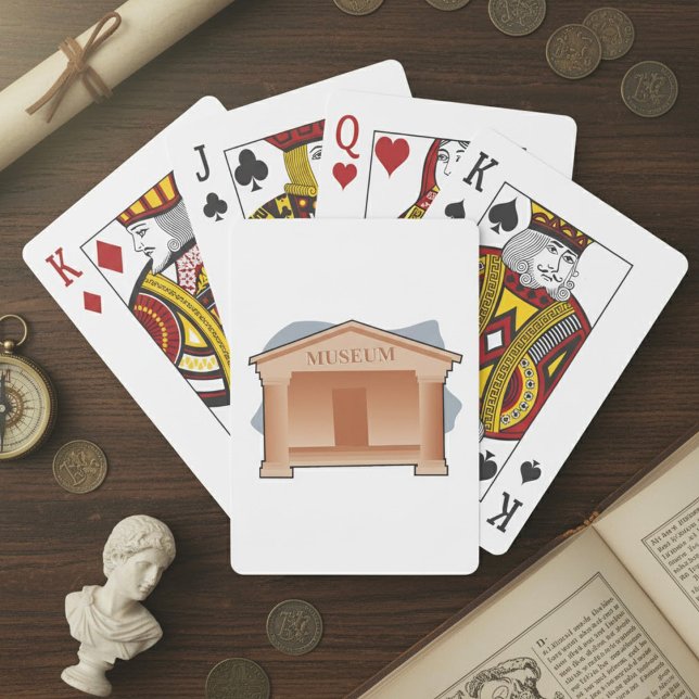 Klassisk museiarkitektur casinokort (Skapare uppladdad)