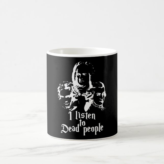 Klassisk musik Beethoven Bach Mozart Kaffemugg (Center)