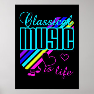 Klassisk musikaffisch poster
