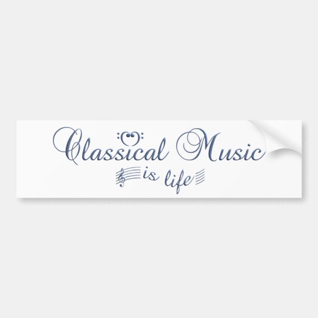 Klassisk musikbildekal bildekal (Framsidan)