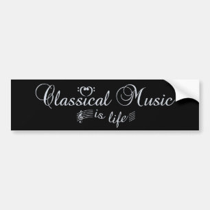 Klassisk musikbildekal bildekal