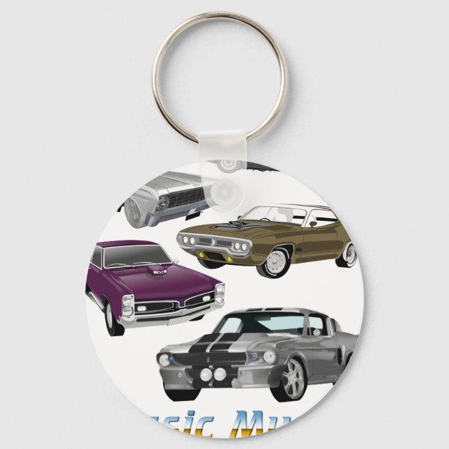 klassisk muskel nyckelring (Framsida)