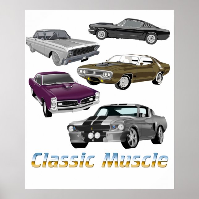 klassisk muskel poster (Framsidan)