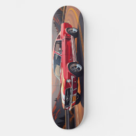 Klassisk muskelbil 1967 skateboard