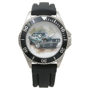 Klassisk muskelbil armbandsur