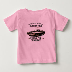 Klassisk muskelbil baby-t-shirt t shirt