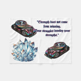 Klassisk muskelbil fleecefilt