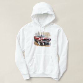 Klassisk muskelbil hoodie