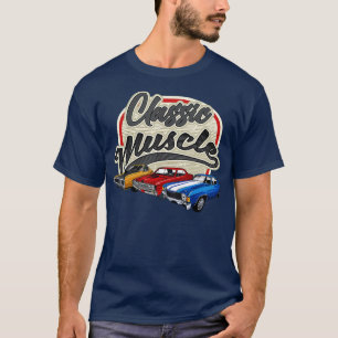 Klassisk muskelbilmotor Bildelar Muskelbil T Shirt