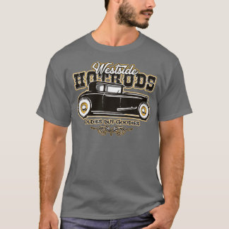 Klassisk muskelvagn för hotrod t shirt