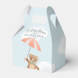 Klassisk Nalle Pastel Baby Shower Presentaskar