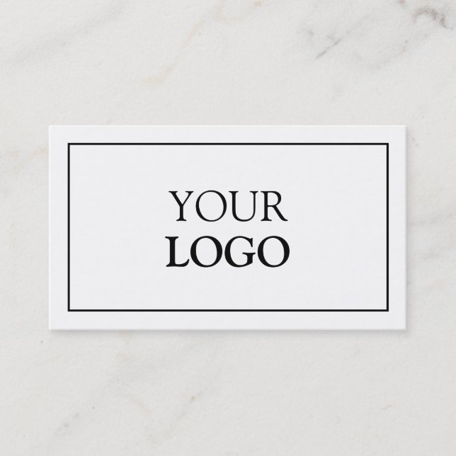 Klassisk Namnteckning standard Visitkort (Framsida)