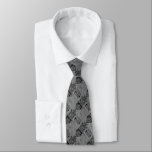 Klassisk natt före jul, Grått Black Neck Tie Slips<br><div class="desc">Klassy grått och svart dikt för klassisk jul ... 1.Natten före jul av Clement C. Moore</div>