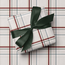 Klassisk neutral julfirande karotröja presentpapper