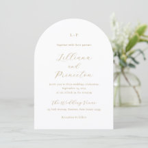 Klassisk Neutral Monogram Elegant Bröllop
