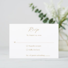 Klassisk Neutral Monogram Elegant Bröllop OSA Kort