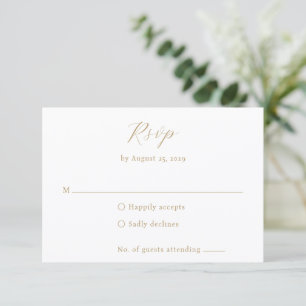 Klassisk Neutral Monogram Elegant Bröllop OSA Kort