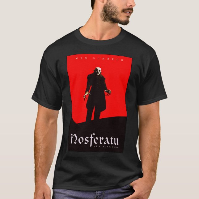 Klassisk NOSFERATU-film Poster T-Shirt (Framsida)