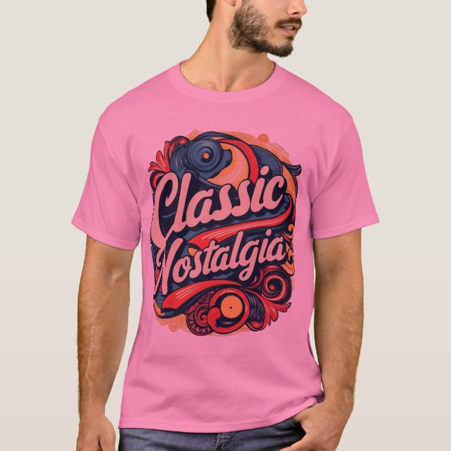 Klassisk nostalgia t shirt (Framsida)