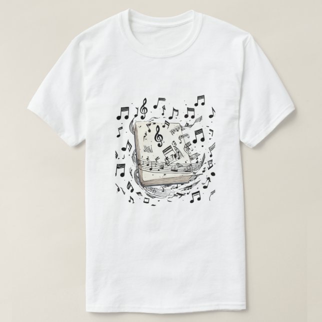 Klassisk notbok t shirt (Design framsida)