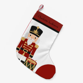 Klassisk nötknäppare jul liten julstrumpa