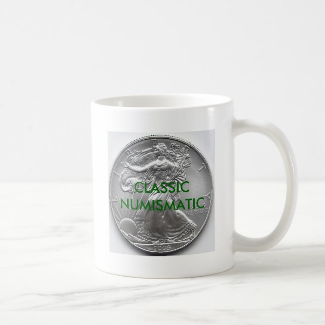 KLASSISK NUMISMATIK KAFFEMUGG (Höger)