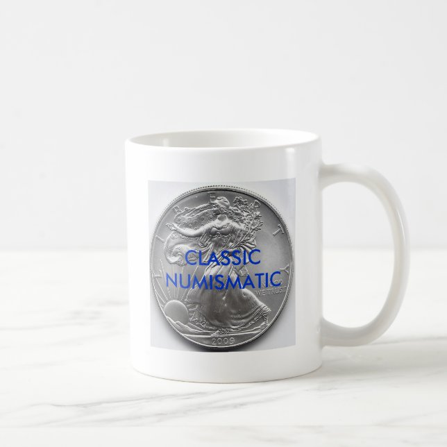 KLASSISK NUMISMATIK KAFFEMUGG (Höger)