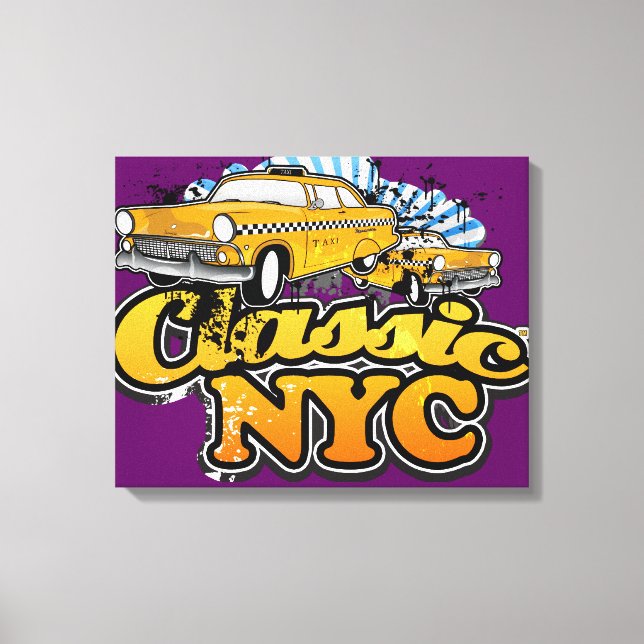 Klassisk NYC Canvastryck (Framsida)