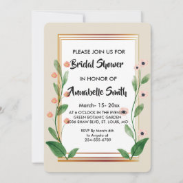 Klassisk och Elegant - sofistikerad Möhippa Inbjudningar