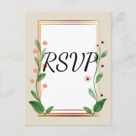 Klassisk och Elegant - sofistikerad osa Inbjudan Vykort