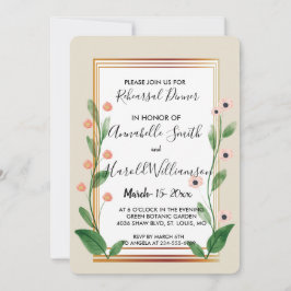 Klassisk och Elegant sofistikerad repetitionsmidda Inbjudningar