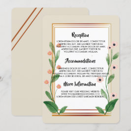 Klassisk och sofistikerad Elegant Inbjudningar