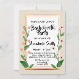 Klassisk och sofistikerad Elegant-kandidat Inbjudningar