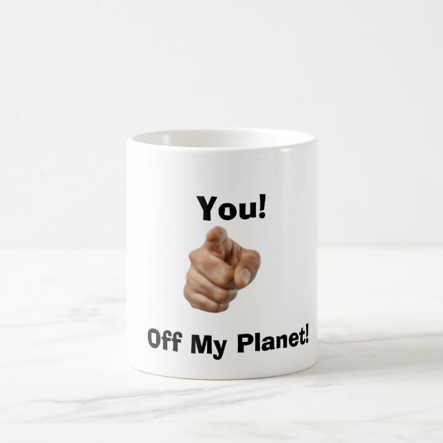 Klassisk Off My Planet-mugg, 0,33 l Kaffemugg (Center)