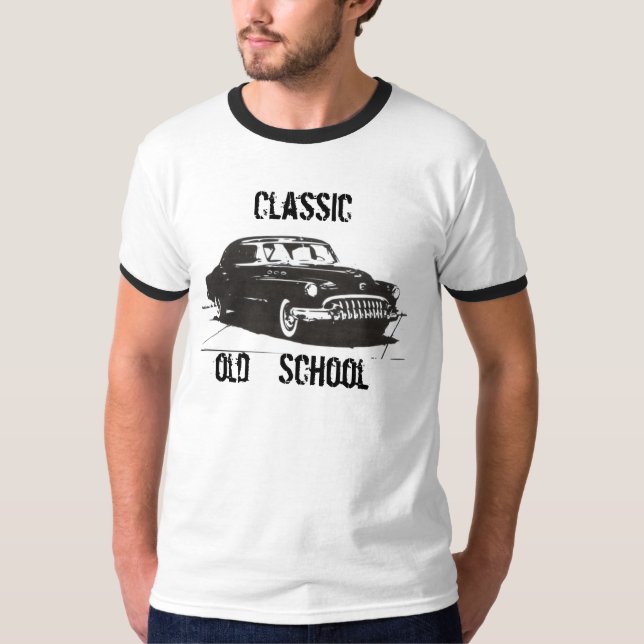 klassisk old school tee shirt (Framsida)