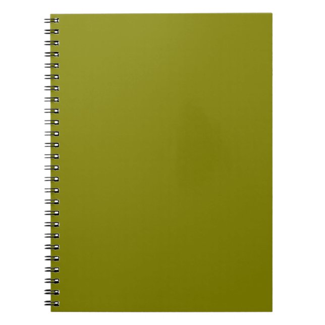 Klassisk Oliv grönt Anteckningsbok (Framsidan)