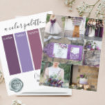 Klassisk Orchid Plum Bröllop färgpalett Kort 202<br><div class="desc">Klassisk Orchid Plum Bröllop färgpalett Kort 2024</div>