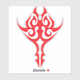 Klassisk ornamental blomsterkant elegant design klistermärken