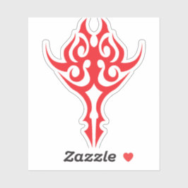 Klassisk ornamental blomsterkant elegant design klistermärken