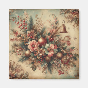 Klassisk Ornate-julgranen Magnet