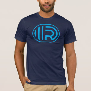 Klassisk Oval för IIIRD (ljusblå Logotyp) T Shirt
