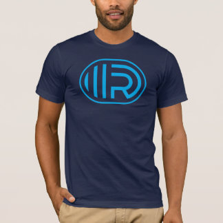 Klassisk Oval för IIIRD (ljusblå Logotyp) T Shirt
