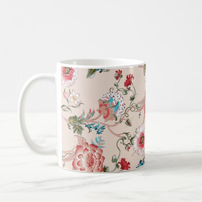 Klassisk paisley och bra snöre mönster, persisk pa kaffemugg (Vänster)