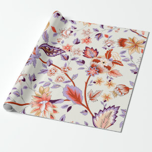 Klassisk paisley och bra snöre mönster, persisk pa presentpapper