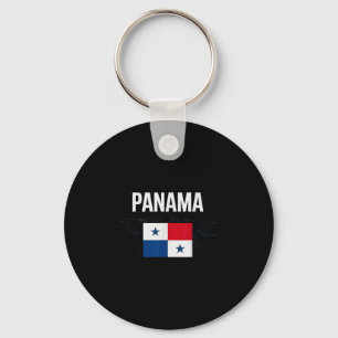 Klassisk panamaflagga land familje semester glädje nyckelring